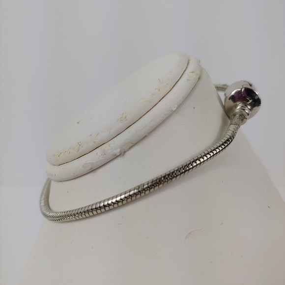 FINAL PRICE: Silver Rope Chain Bracelet - Picture 2 of 6